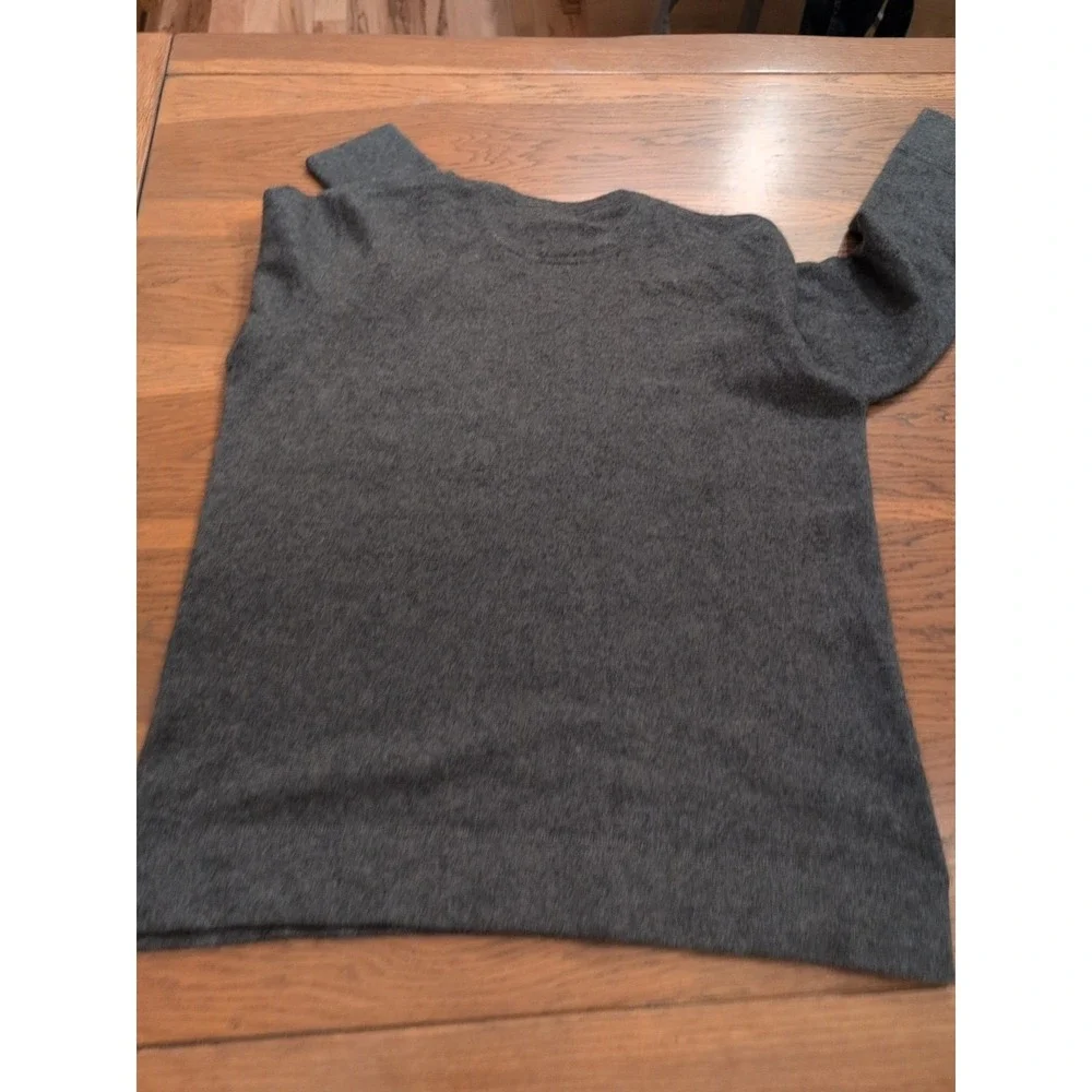 Daniel Bishop 100%‎ Cashmere Gray Long Sleeve Crew Neck Sweater Sz Large GUV